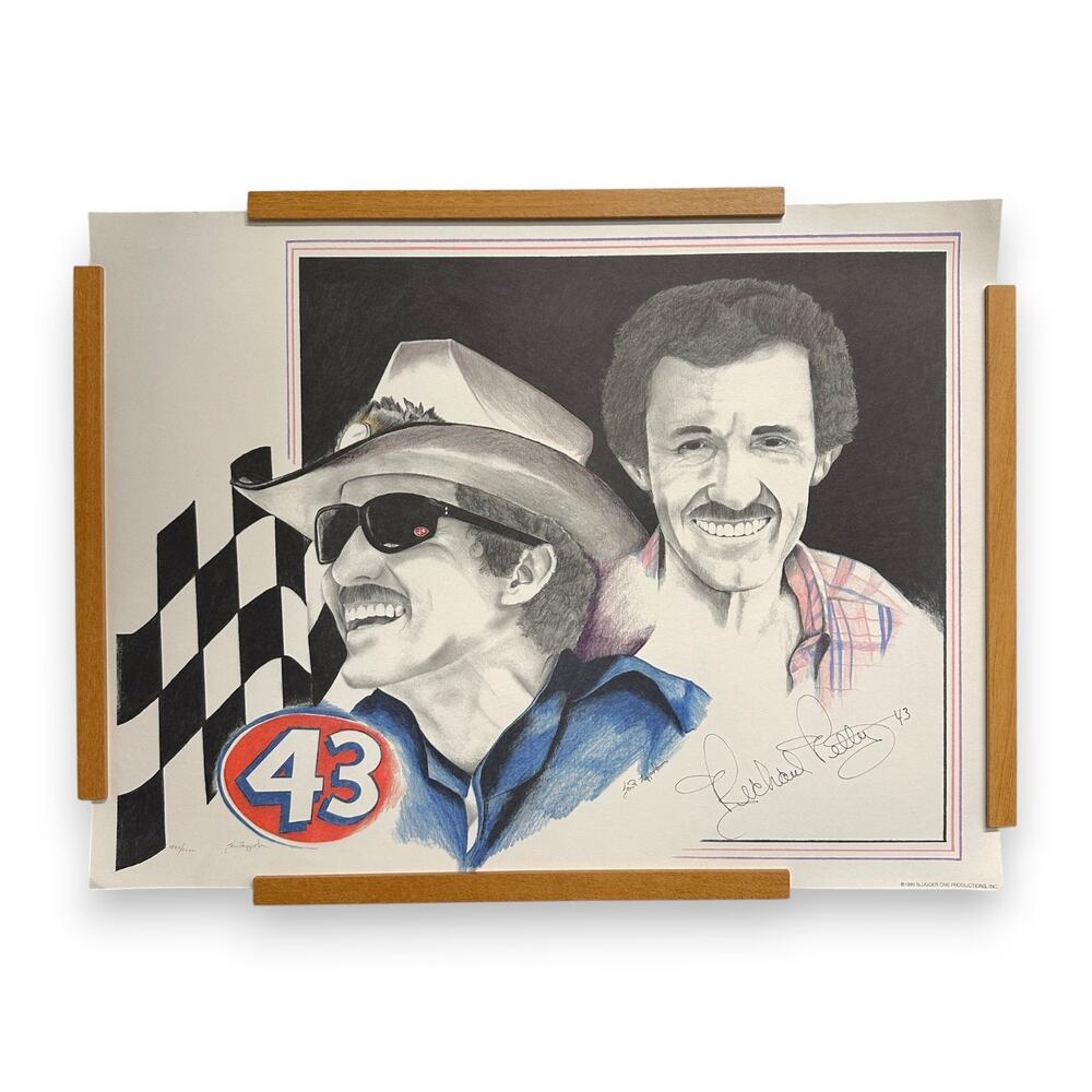 1991 Richard Petty Signed Autographed Limited Edition Lithograph /3000 Certified